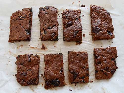 Blondies à la purée d'amandes (vegan)