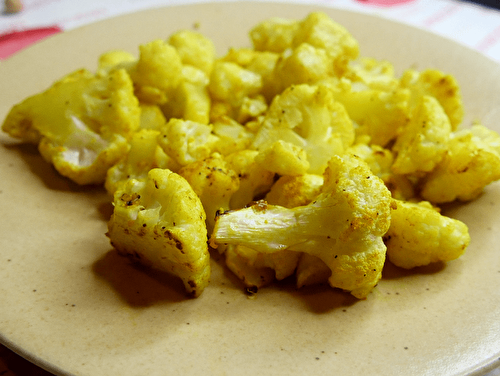 Chou-fleur rôti au curcuma