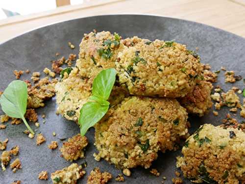 Croquettes de tofu au basilic