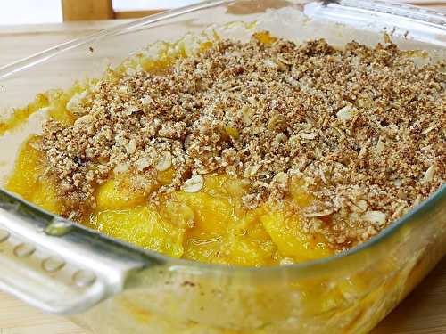 Crumble à la mangue