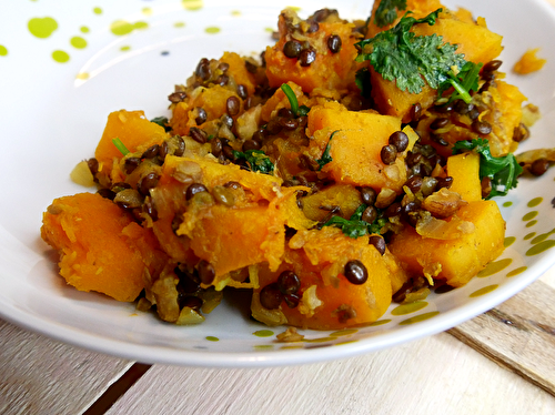 Curry de lentilles & butternut