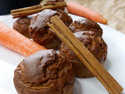 Muffins à la carotte & farine de pois-chiches