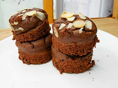 Muffins au Chocolat (Vegan, Sans Sucres Ajoutés)