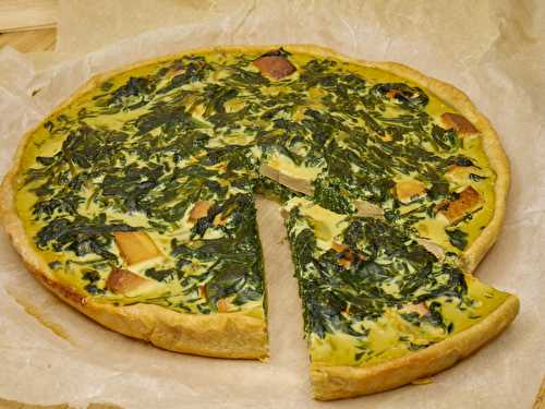 Quiche Épinards & Tofu Fumé