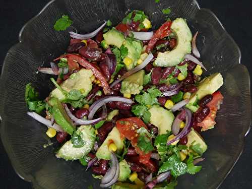 Salade d'haricots rouges à la mexicaine