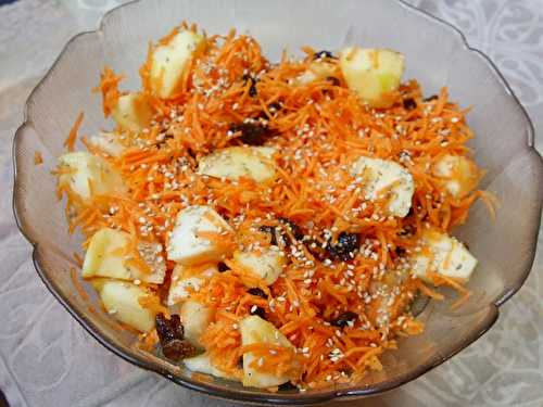 Salade de carottes râpées