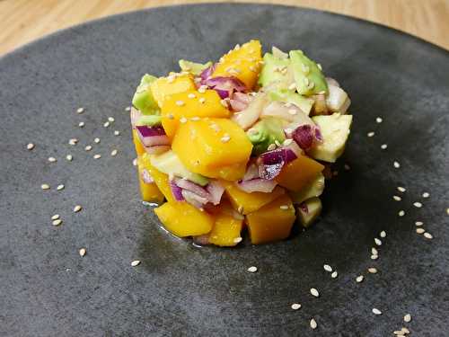 Tartare mangue-avocat
