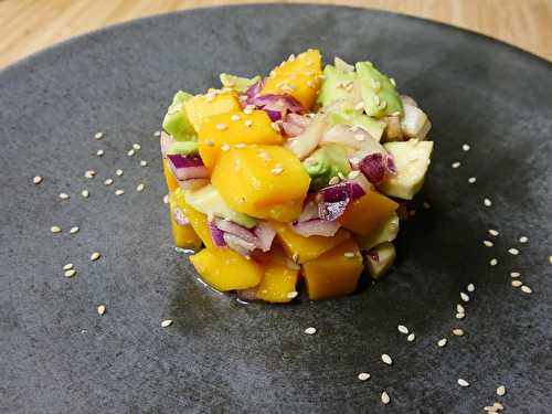 Tartare mangue-avocat