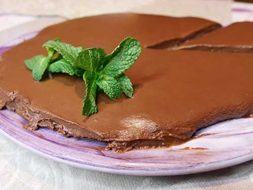 Tarte à la mousse menthe-chocolat