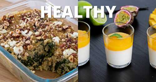 Les recettes HEALTHY de la semaine