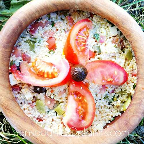 Idée recette : Taboulé de Quinoa - SANS pour 100 plaisirs