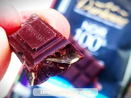 Une tablette de chocolat 100% pur cacao, pur plaisir !
