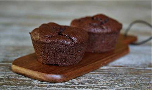 Mini fondants au chocolat IG bas