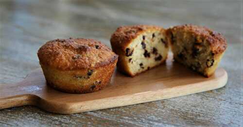 Muffins IG très bas aux pépites de chocolat et même cétogène