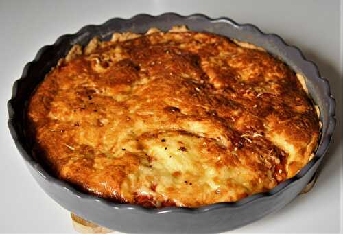 Quiche asperges chorizo IG bas