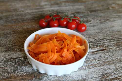 Tagliatelles de carottes