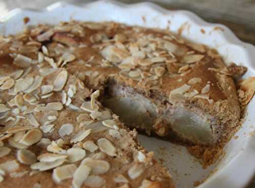 Tarte aux poires amandine IG très bas