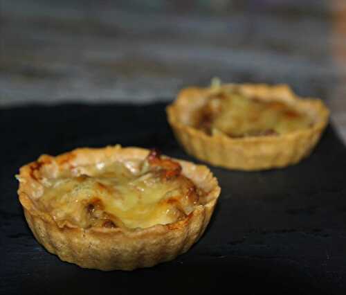 Tartelettes champignons noix roquefort IG bas