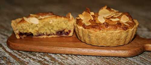 Tartelettes framboises, frangipane pistache IG bas