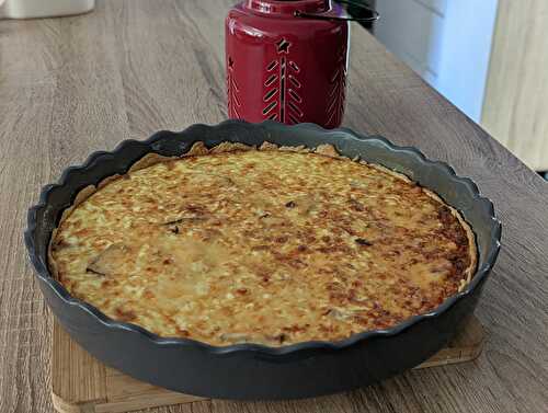 Quiche au tofu fumé IG bas