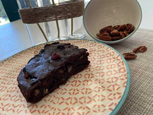 Brownie au chocolat et à l'avocat IG bas by Sandrine Algay-Contreras