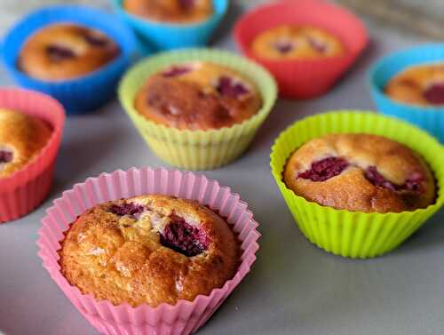 Financiers aux framboises IG bas