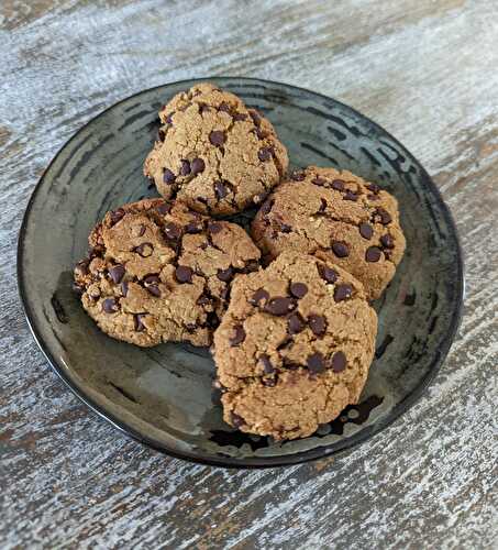 Cookies cacahuètes chocolat IG bas