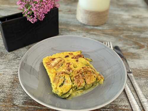 Gratin de courgettes au curry IG bas