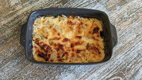 Gratin de cotes de blettes à la béchamel IG bas