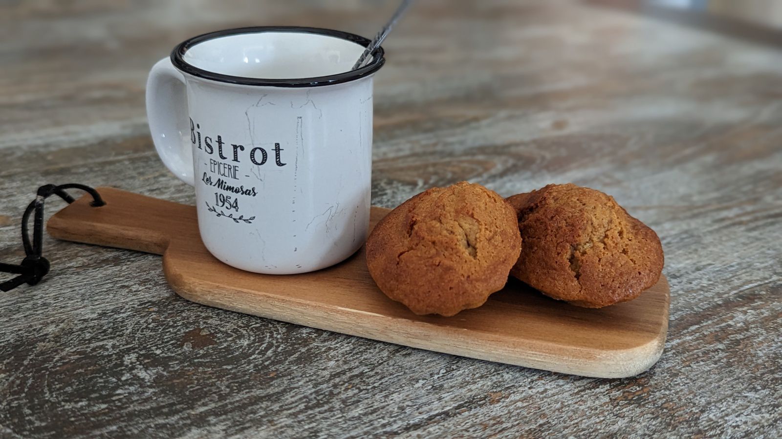 Madeleines aux pépites de chocolat IG bas