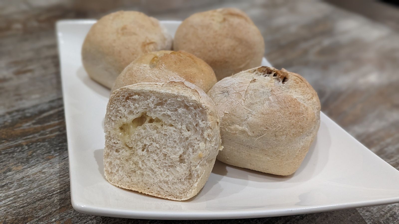 Méli mélo de petits pains au fromage ou aux noix IG bas