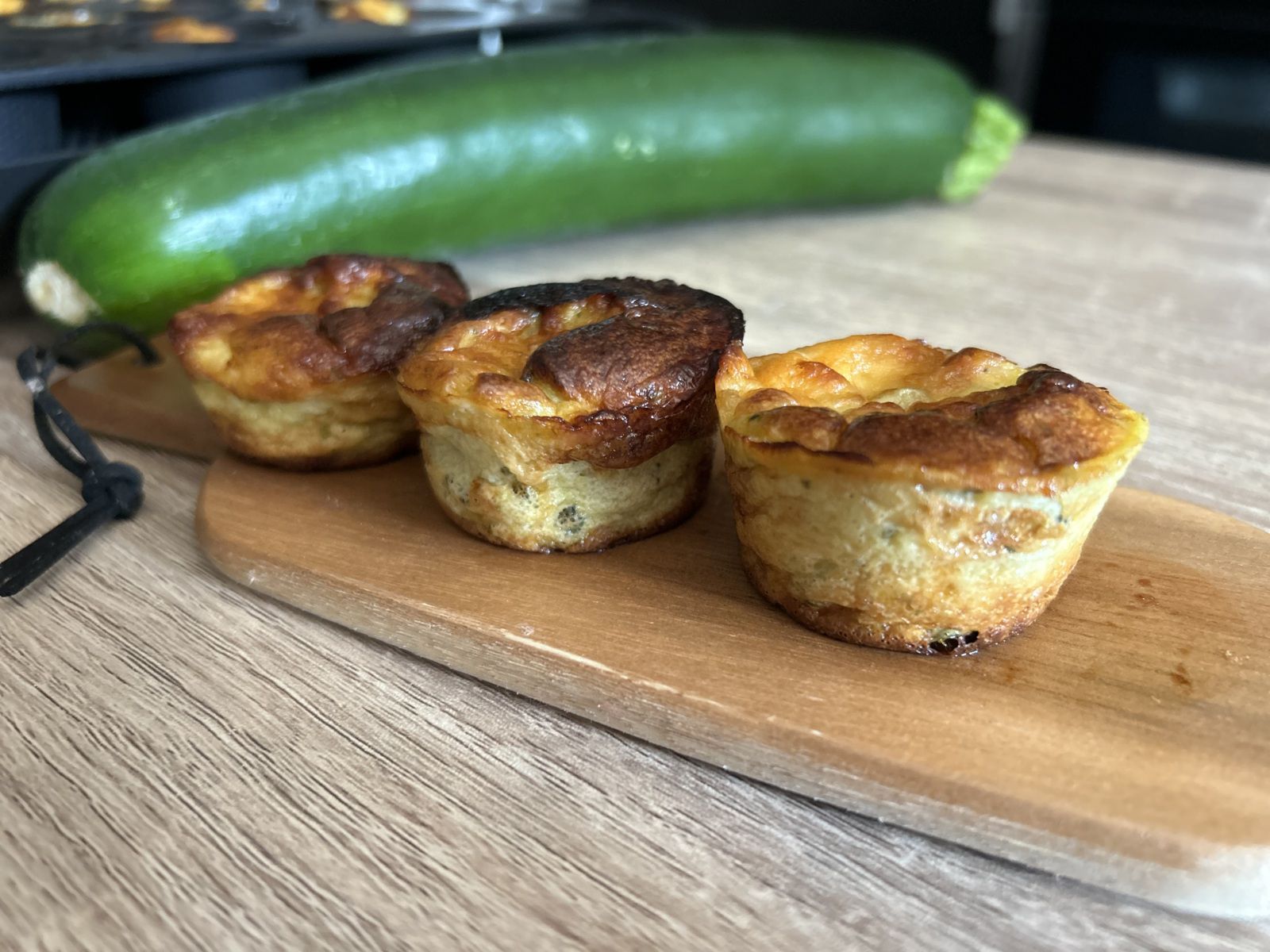 Mini muffins sans farine courgettes parmesan mozza IG bas 