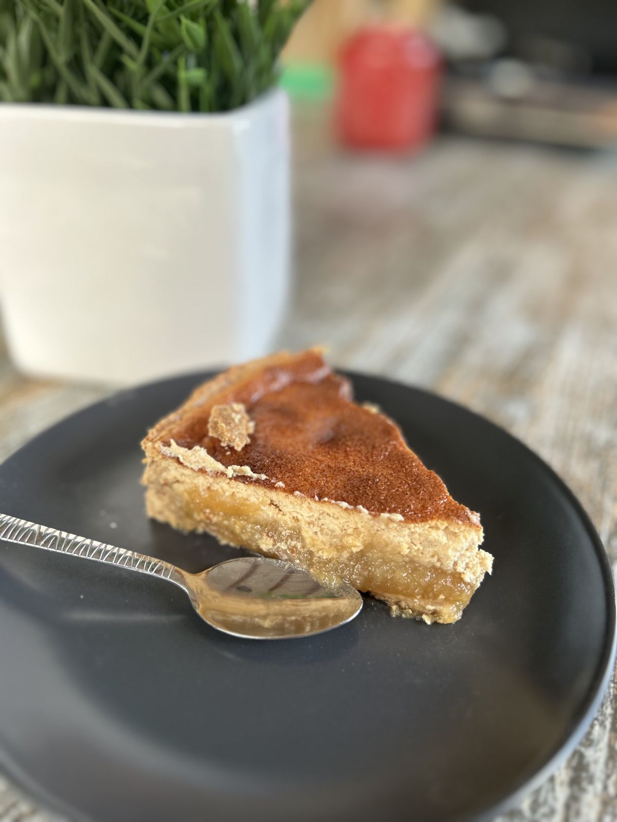 Tarte à la compote de pommes IG bas