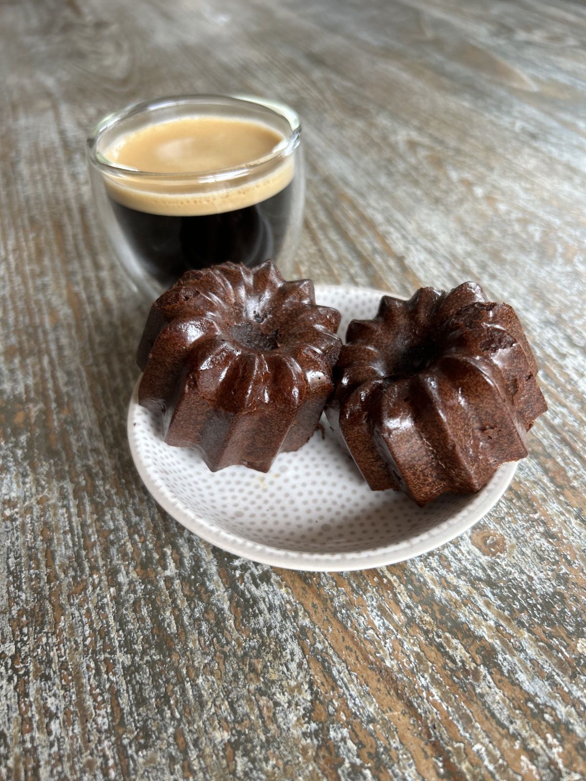 « Cannelés » au chocolat IG bas