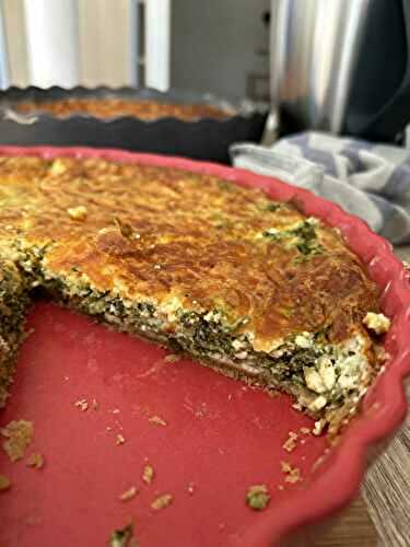 Quiche fêta épinards IG bas 