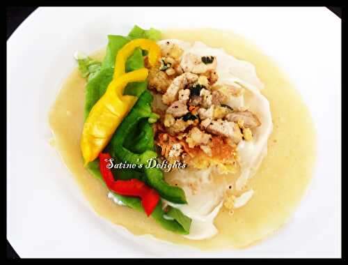 Chicken crumble wrap