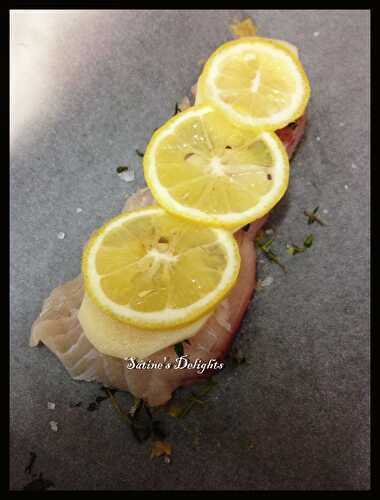 Filets de dorade en papillote