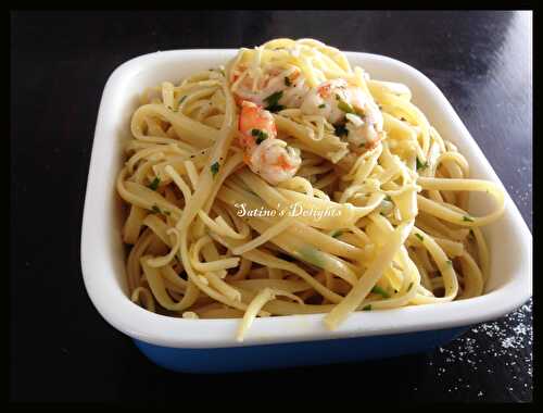 Linguine aux crevettes