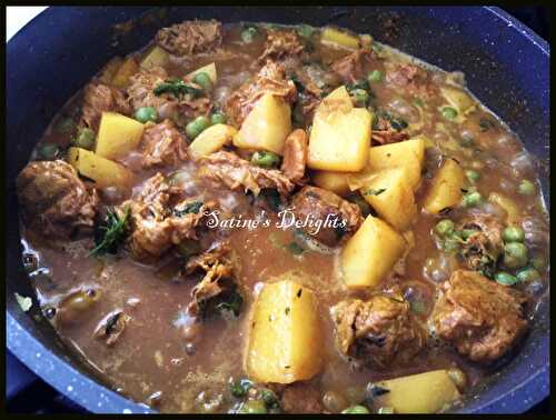 « Mock meat » au curry (agneau végétarien)