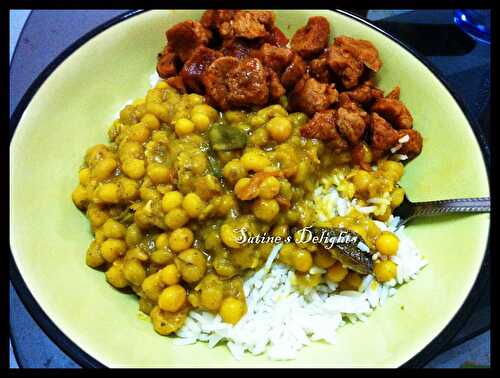 Pois chiche au curry (Chana masala)