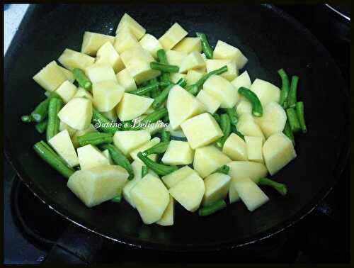 Pommes de terre aux haricots verts