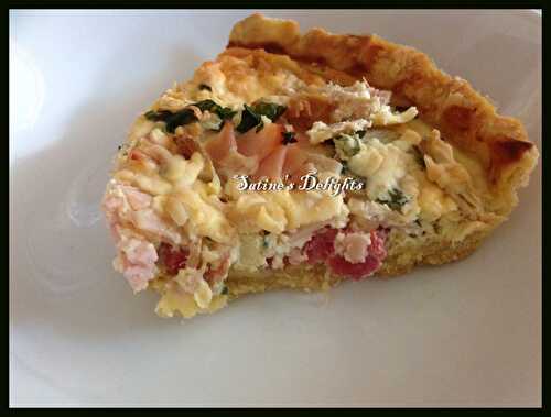 Quiche – lardons et tomate