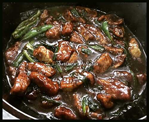 Sauté de boeuf mongolien (Mongolian Beef)