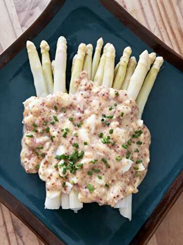 Asperges vinaigrette