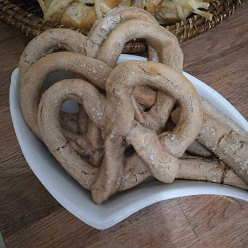 Bretzels sans gluten, sans lactose