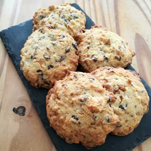 Cookies aux pépites de chocolat et pralin