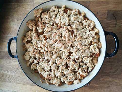 Crumble mirabelles vegan et sans gluten