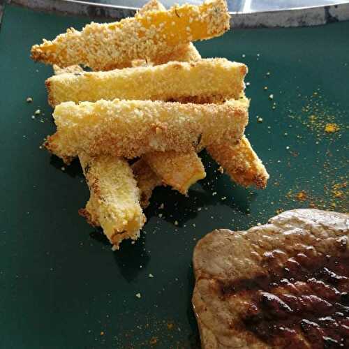 Frites de courgettes au four