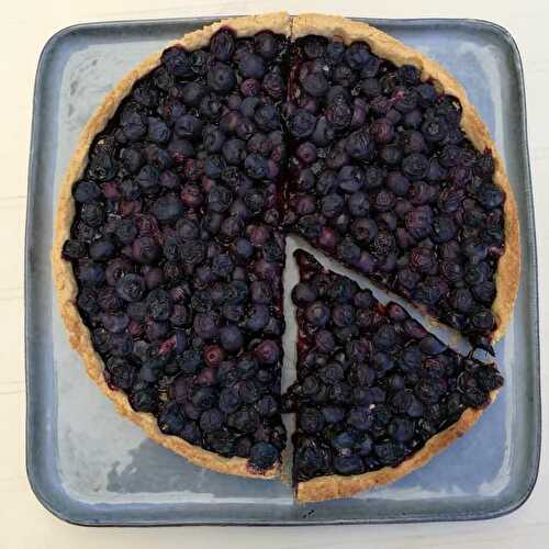 Tarte aux myrtilles