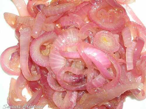 COMPOTEE D'OIGNONS ROUGES